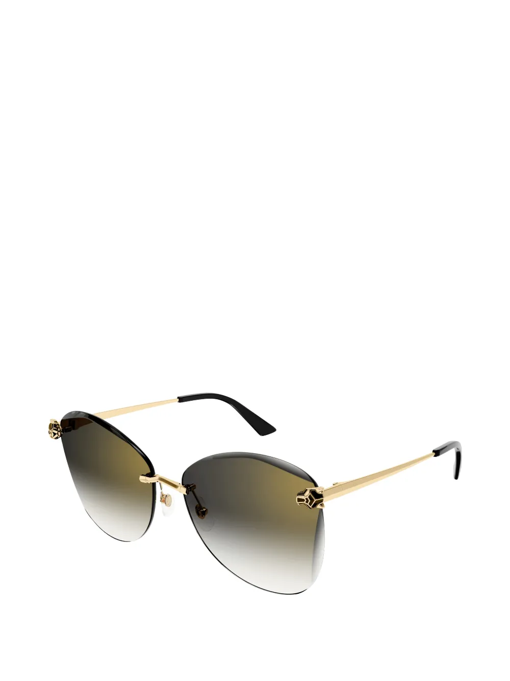 Cartier Eyewear logo-detail sunglasses - Oro