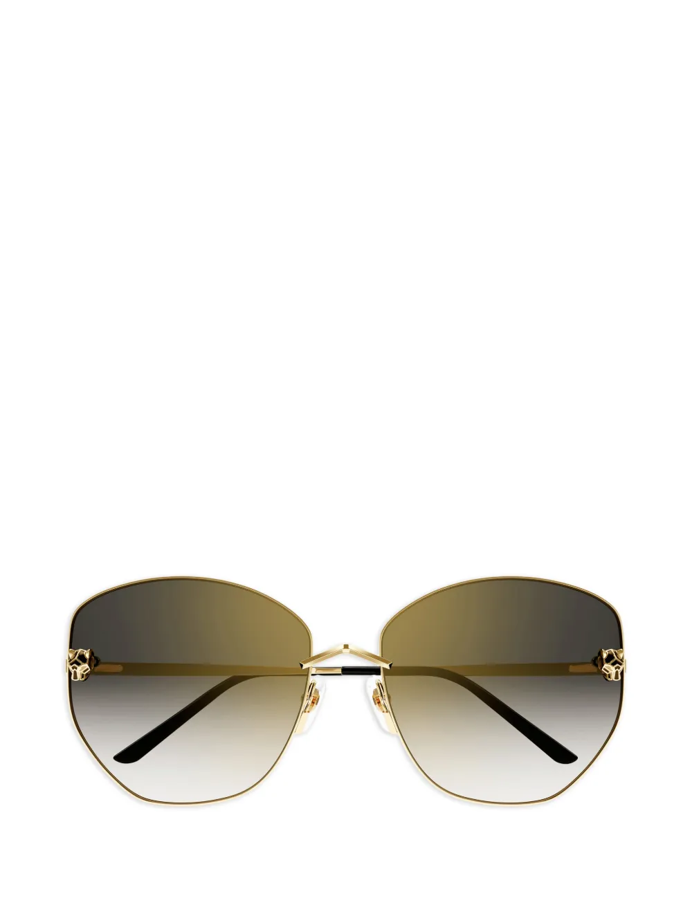 Cartier Eyewear panther-detail sunglasses - Oro