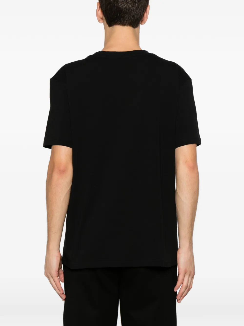 Moschino T-shirt met logoprint Zwart