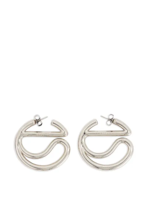 Coperni C-logo hoop earrings