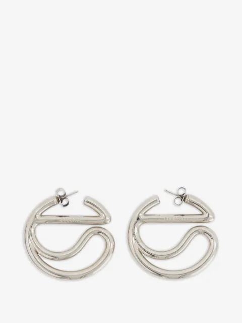 Coperni boucles d'oreilles créoles à logo C