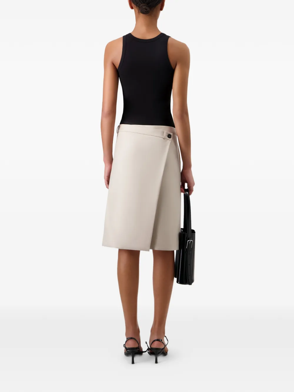 Coperni Midi-rok met knoop-detail Wit