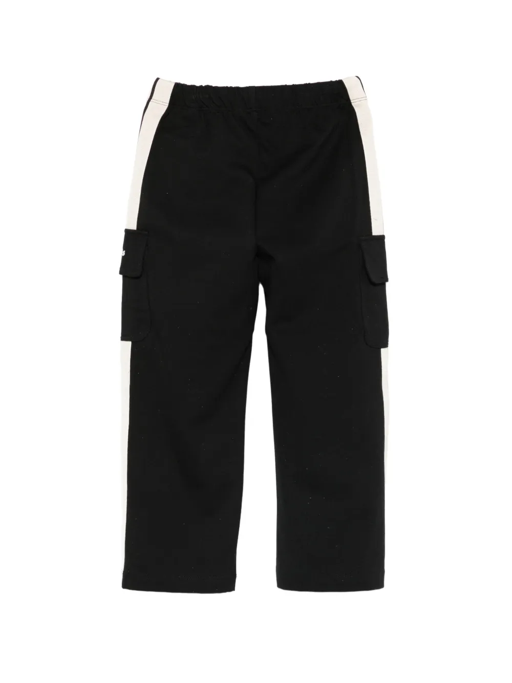 Palm Angels Kids Cargo broek met zijstreep Zwart
