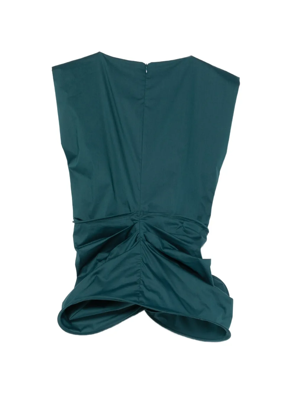 Liviana Conti Gesmockte blouse Groen