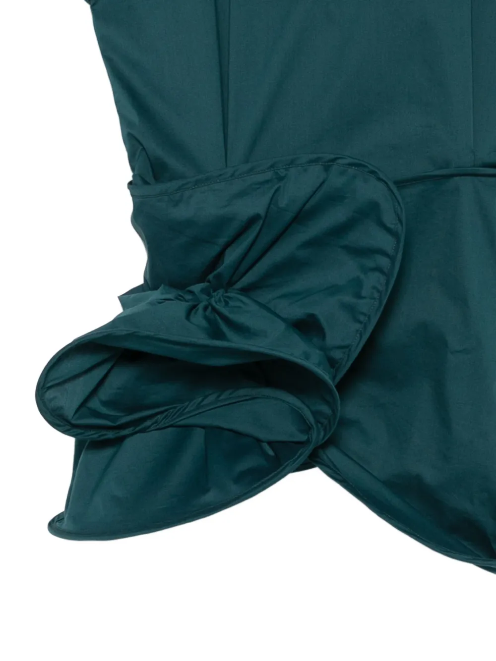 Liviana Conti Gesmockte blouse Groen