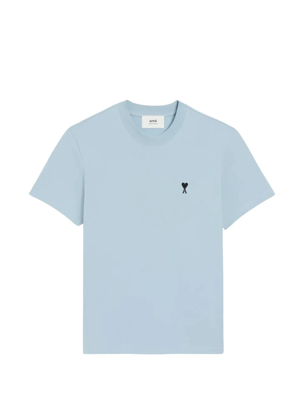 AMI Paris heart-logo T-shirt - Blau