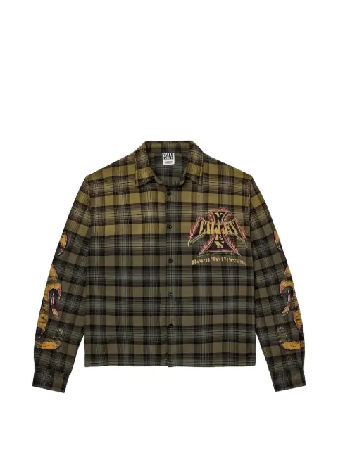 VALE FOREVER flannel plaid shirt