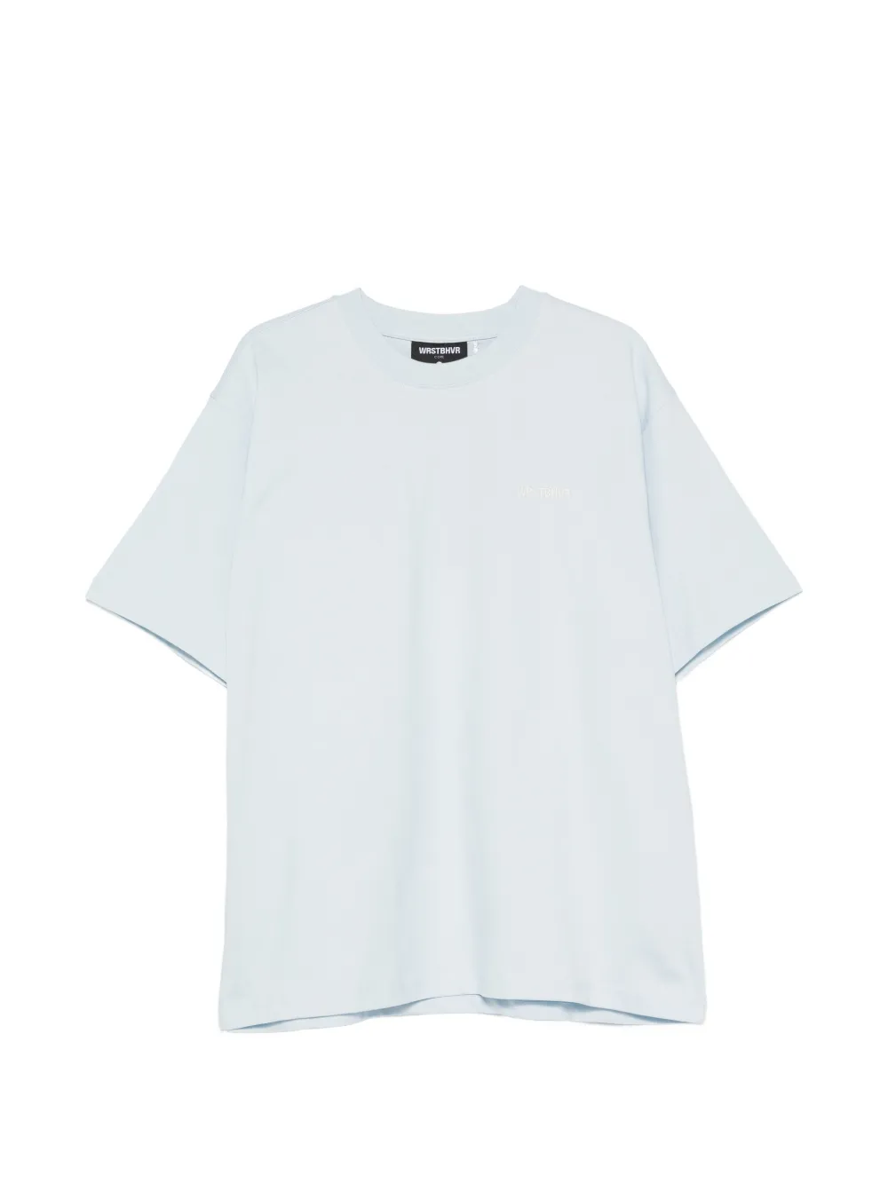 WRSTBHVR logo-print T-shirt - Blu