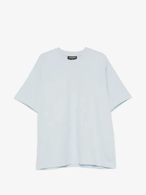 WRSTBHVR logo-print T-shirt