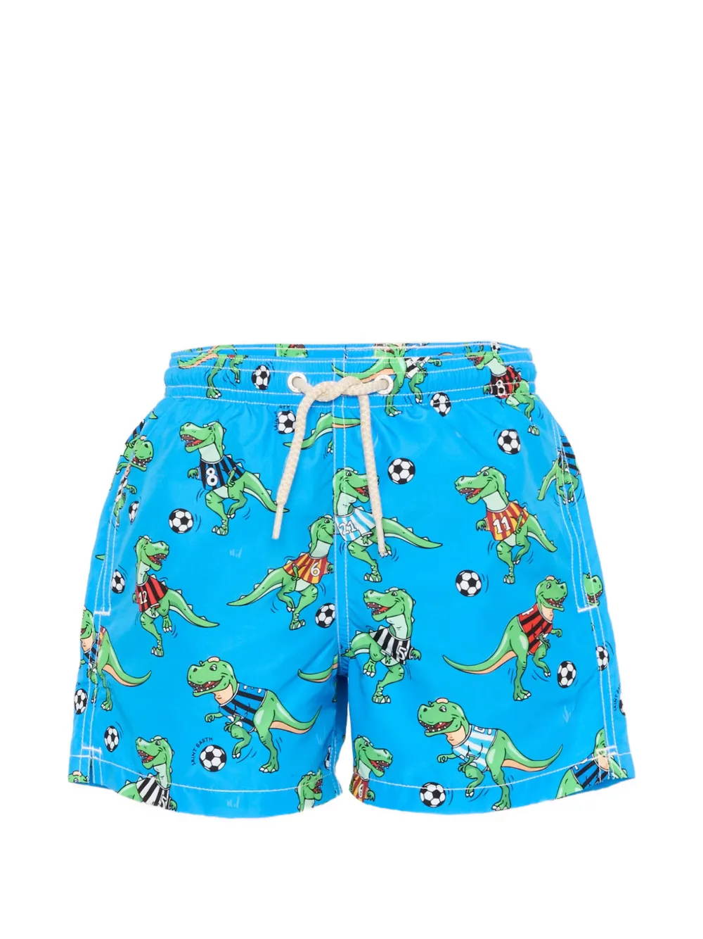 MC2 Saint Barth Kids dinosaur-print swim shorts - Blu