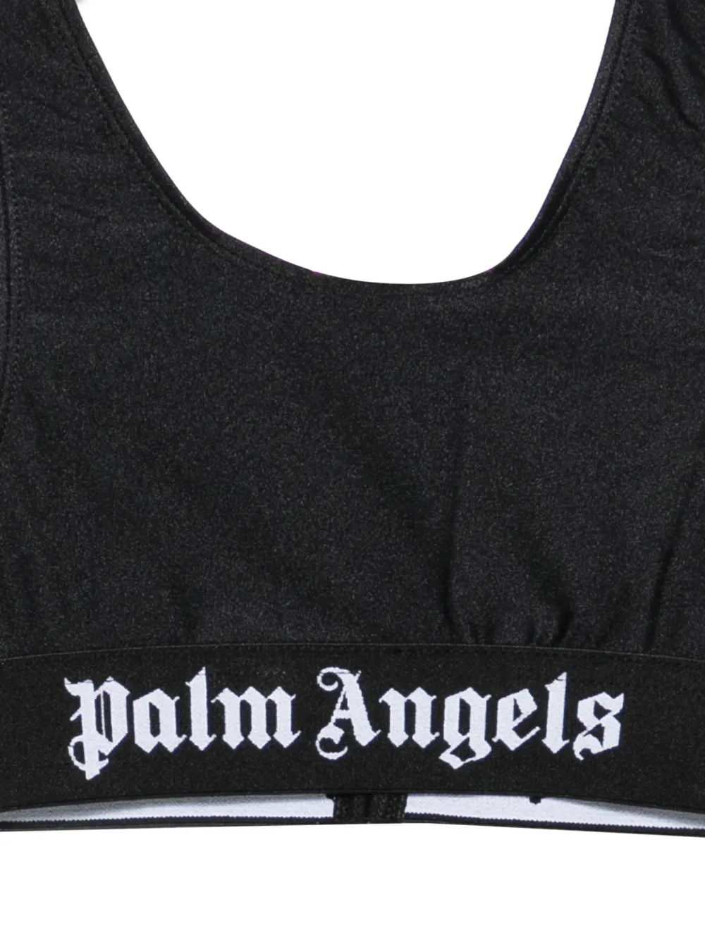 Palm Angels Kids Bikini met logoband Zwart