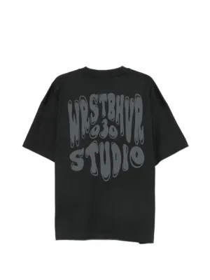 SUMMER GAMES logo-embellished T-shirt | Black | FARFETCH