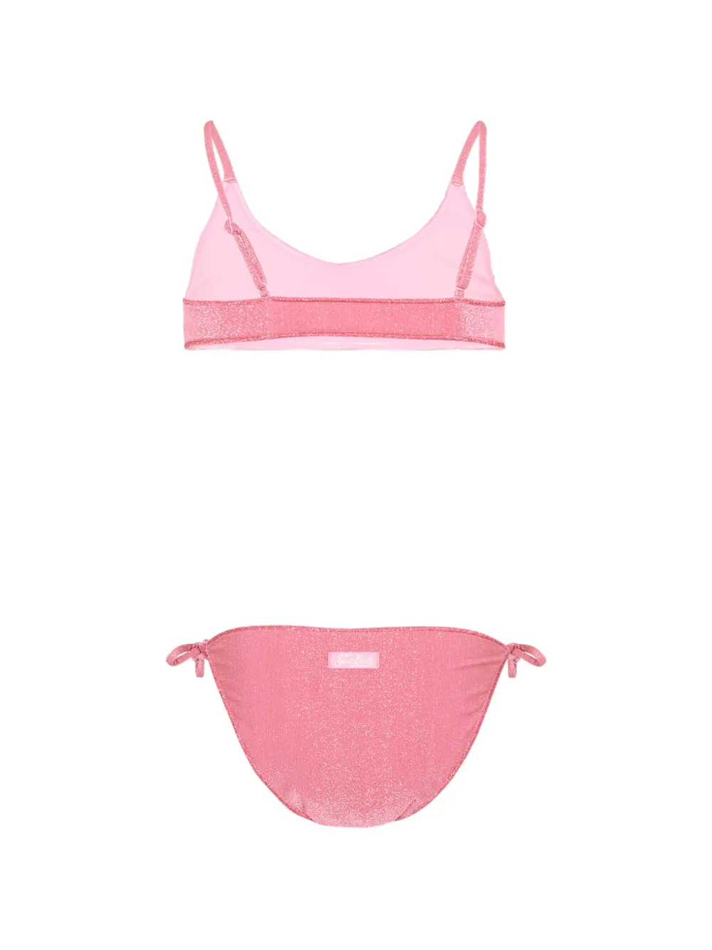 MC2 Saint Barth Kids Bikini met logopatch Roze