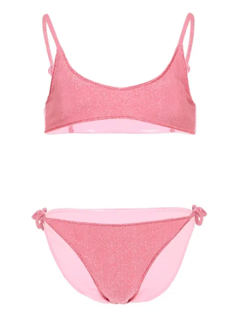 MC2 Saint Barth Kids logo-patch bikini