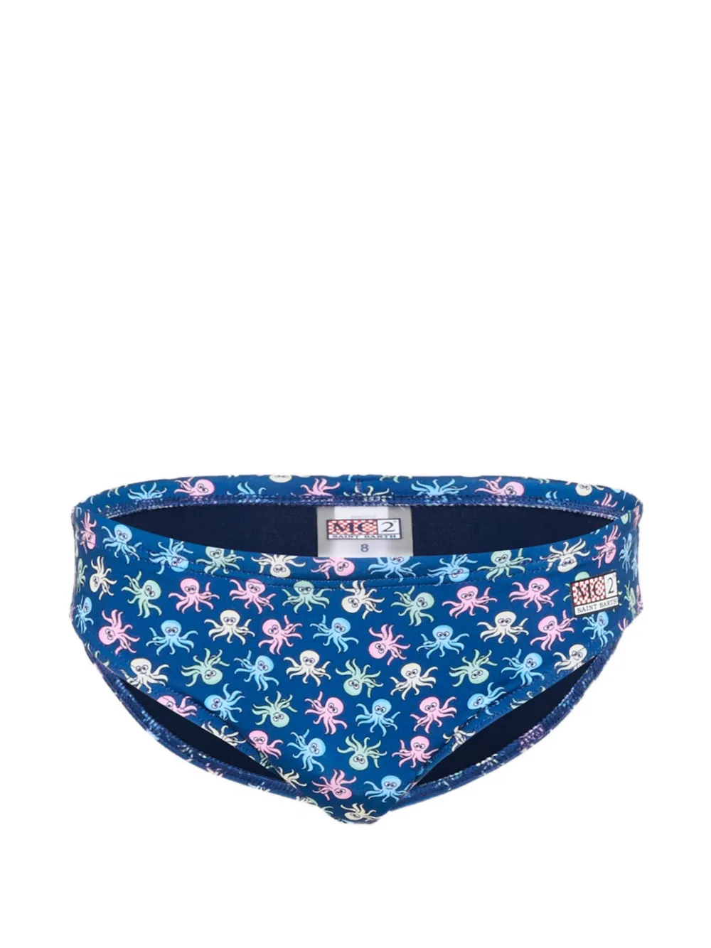 MC2 Saint Barth Kids octopus-print swim briefs - Blau
