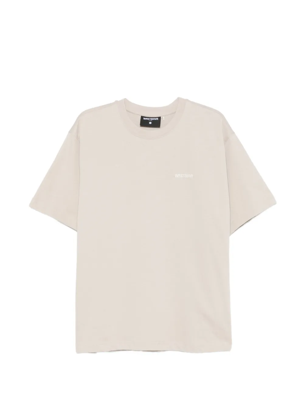 WRSTBHVR Cassian logo-print T-shirt - Toni neutri