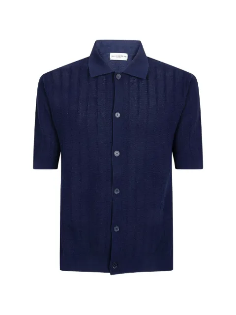 Ballantyne openwork knitted shirt