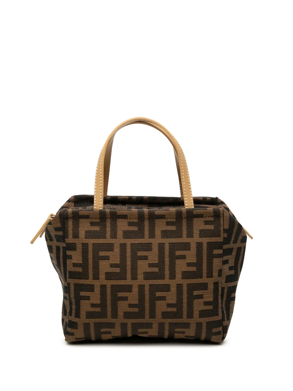 Fendi Pre-Owned 2010-2025 Mini Zucca Canvas handbag - Marrone