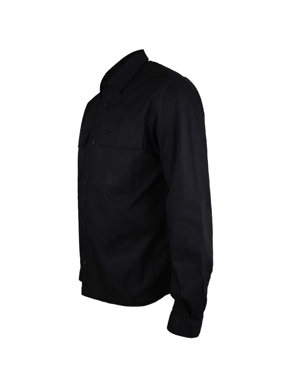 C.P. Company Overhemd met logopatch Zwart