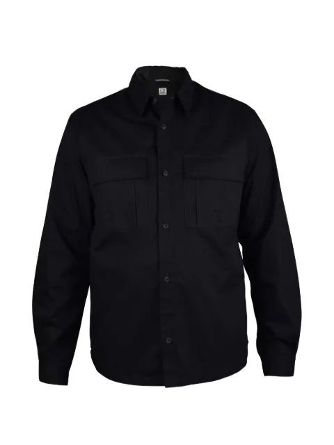 C.P. Company logo-patch pocket shirt