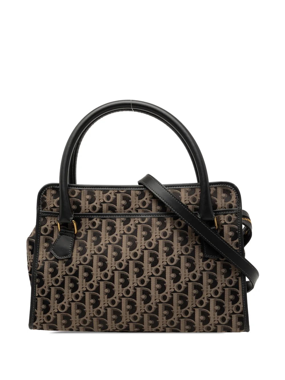 Christian Dior Pre-Owned 20th Century Diorissimo Trotter Canvas satchel - Braun