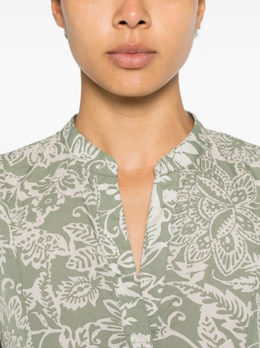 Marc O'Polo Mini-jurk met bloemenprint Groen
