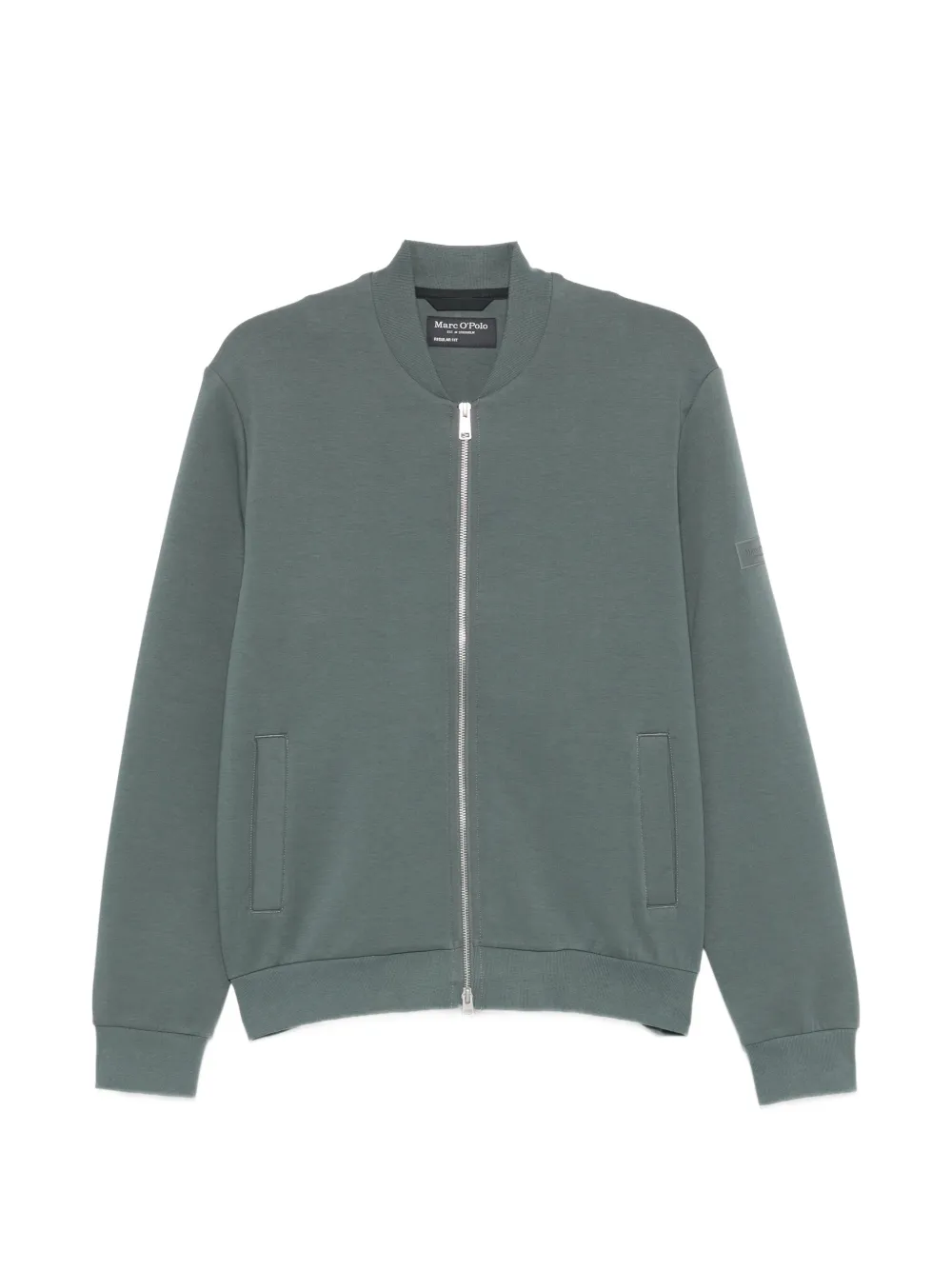 Marc O'Polo zip-fastening sweatshirt - Verde