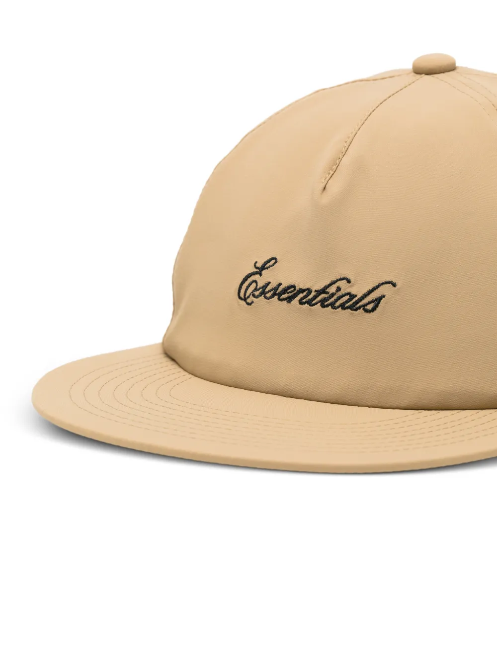 FEAR OF GOD ESSENTIALS Honkbalpet met geborduurd logo Beige