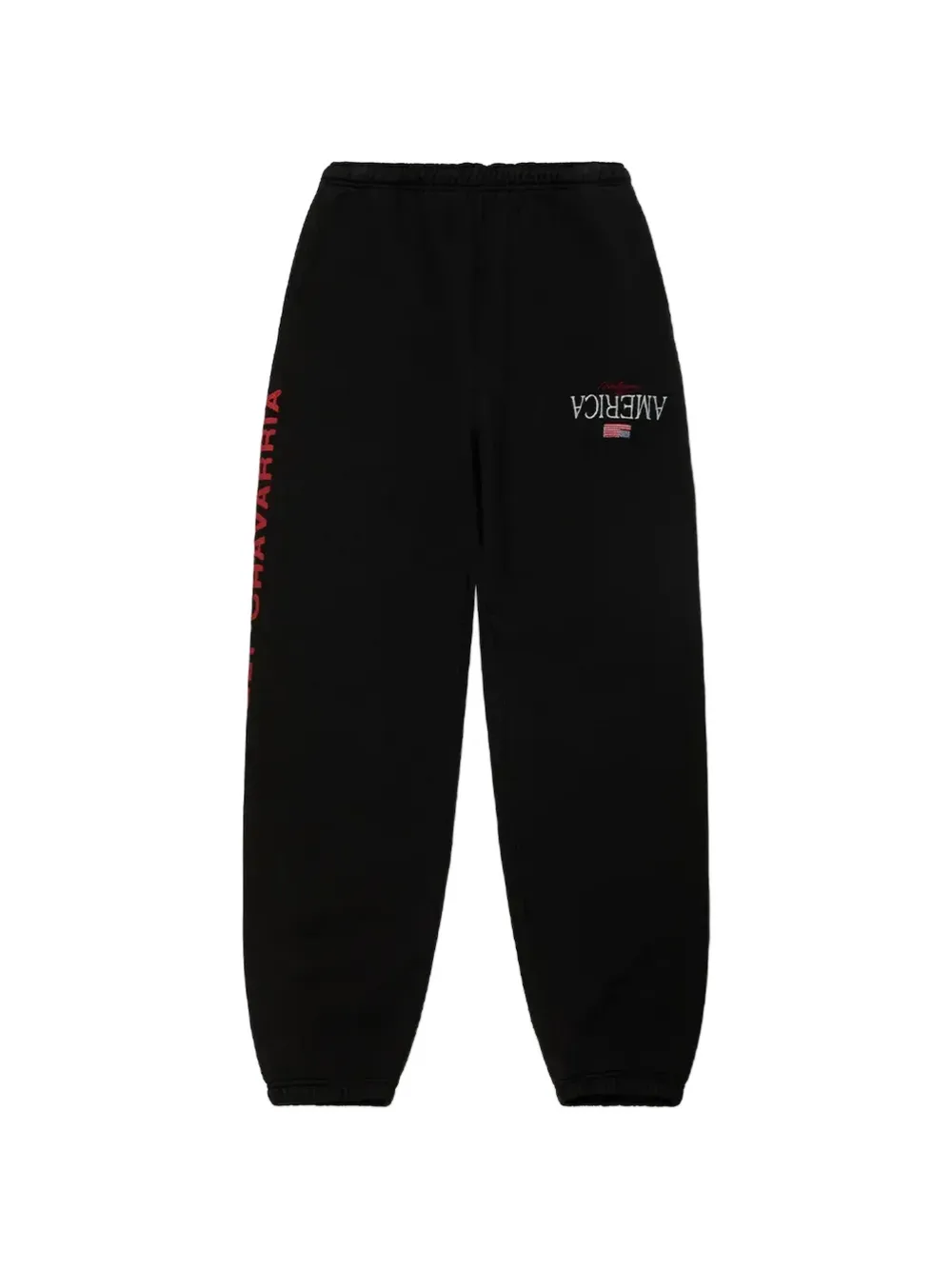 Willy Chavarria elasticated-waistband track pants - Nero
