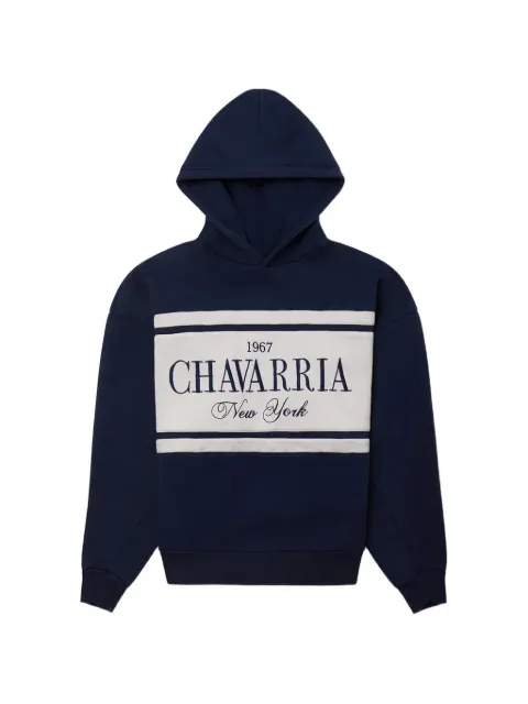 Willy Chavarria logo-lettering hoodie
