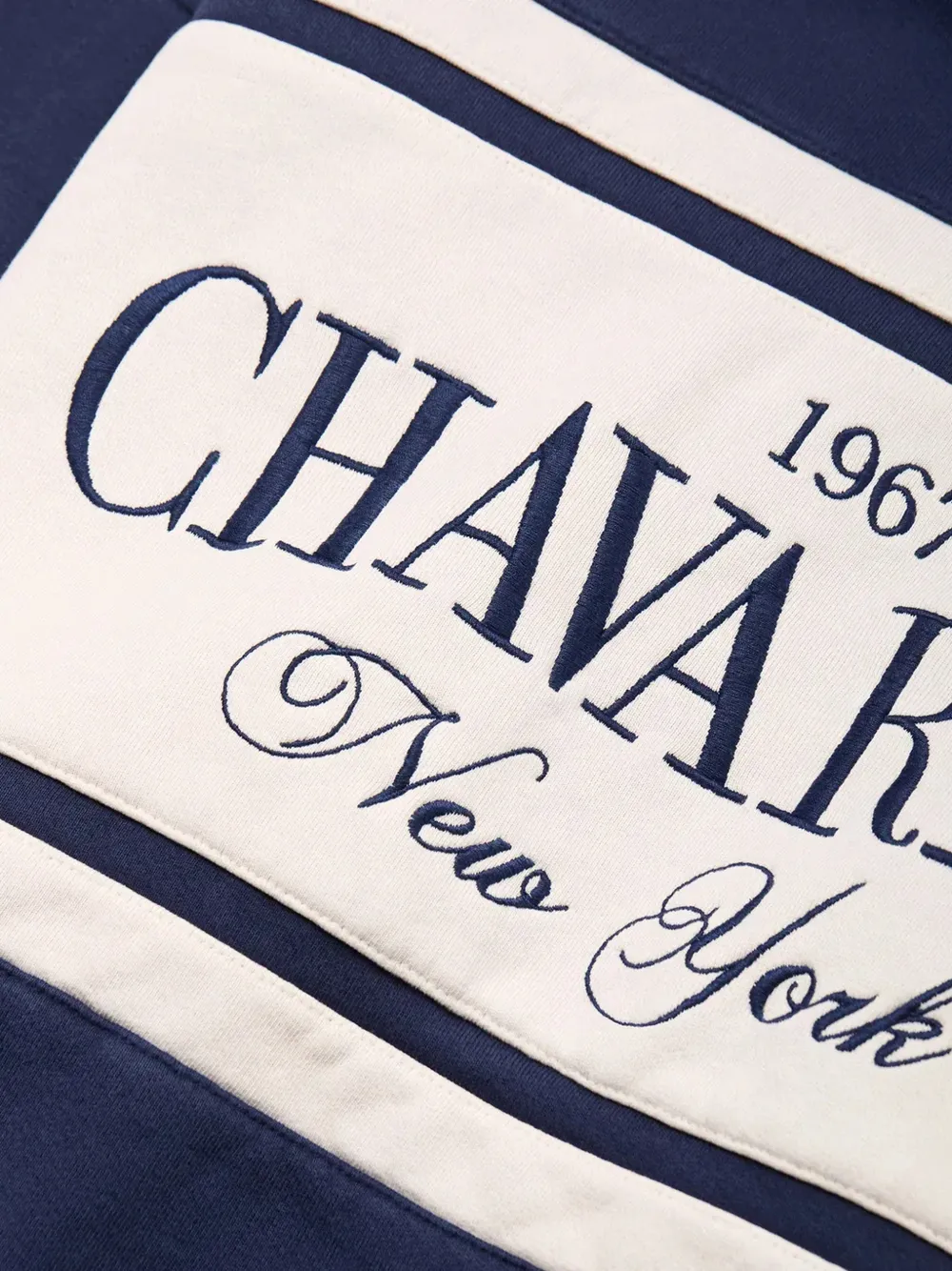 Willy Chavarria Hoodie met logo Blauw