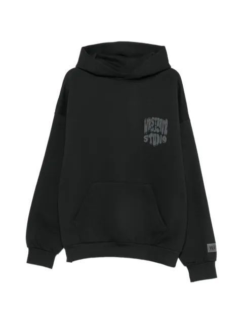 WRSTBHVR logo-print pouch-pocket hoodie