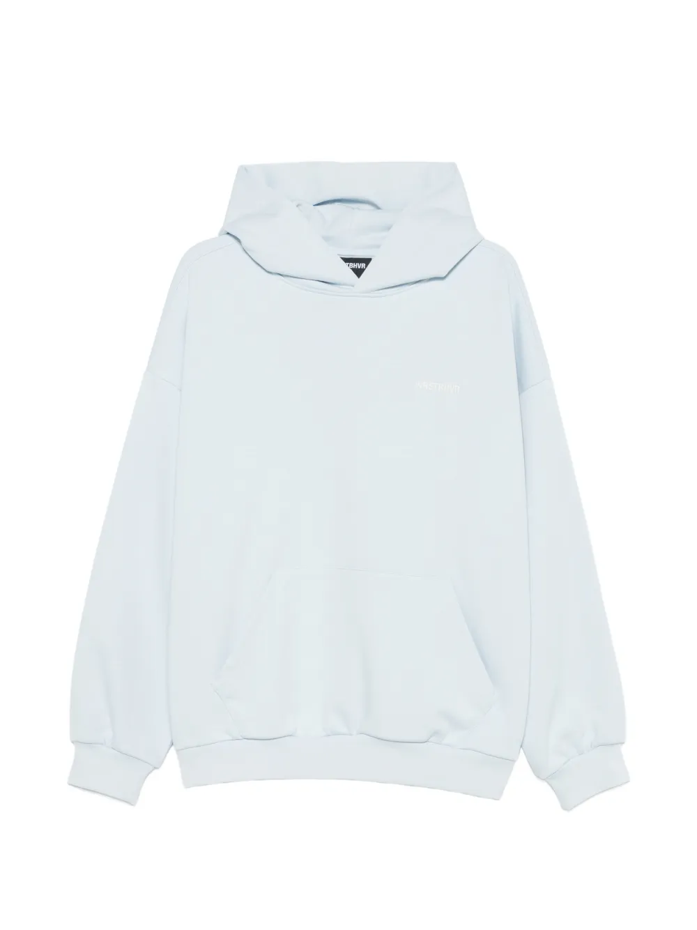 WRSTBHVR Hako V2 logo-print drop-shoulder hoodie - Blau