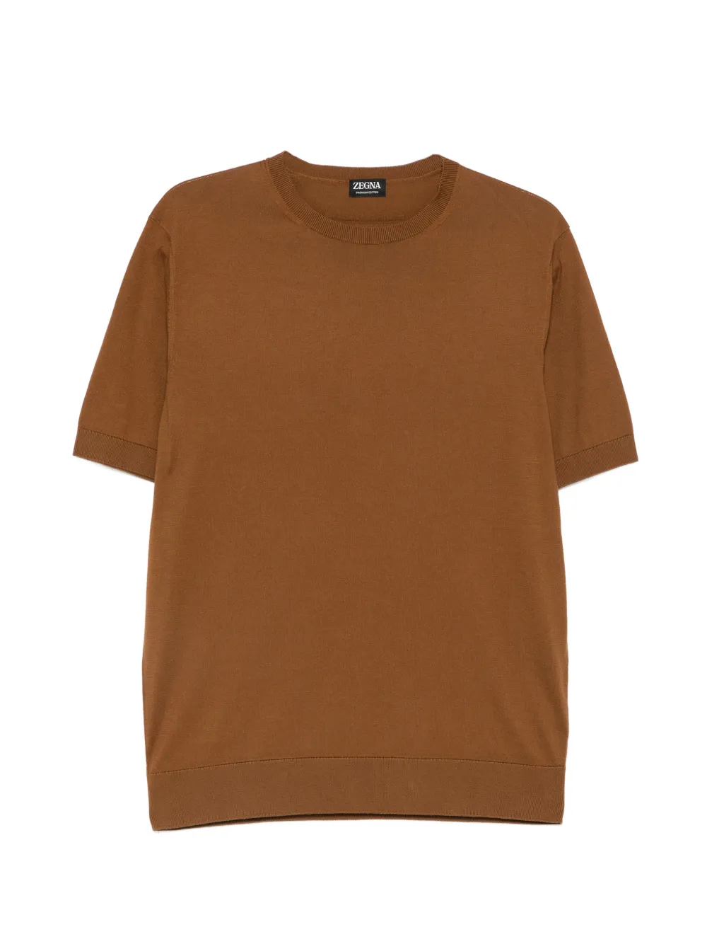 Zegna crew-neck T-shirt - Braun