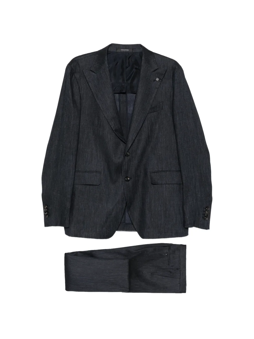 Tagliatore peak-lapel single-breasted suit - Blu