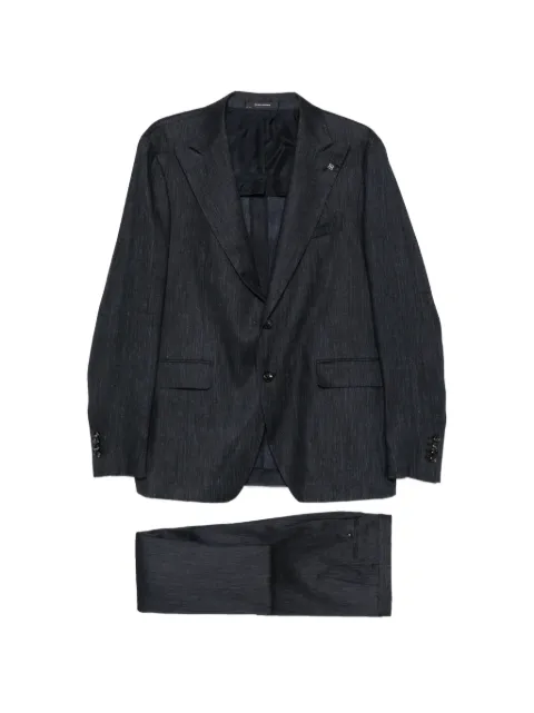 Tagliatore peak-lapel single-breasted suit