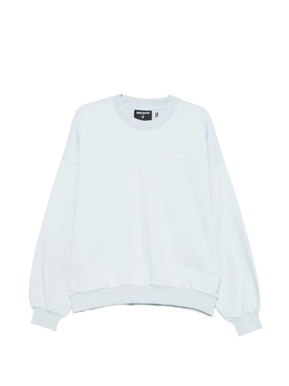 WRSTBHVR logo-print sweater - Blau