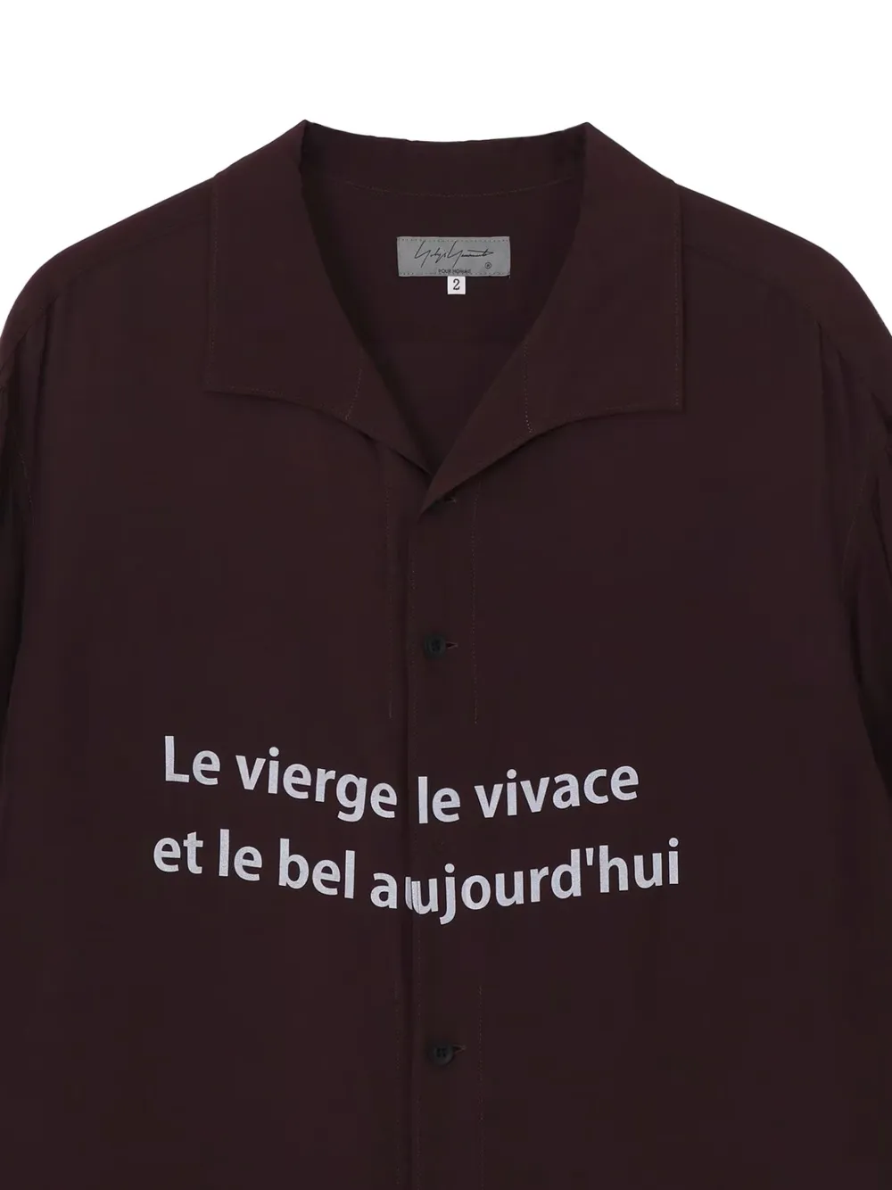 Yohji Yamamoto Overhemd met lange mouwen Bruin