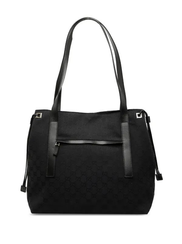 Gucci Pre-Owned 2000-2015 GGキャンバス トートバッグ | ブラック