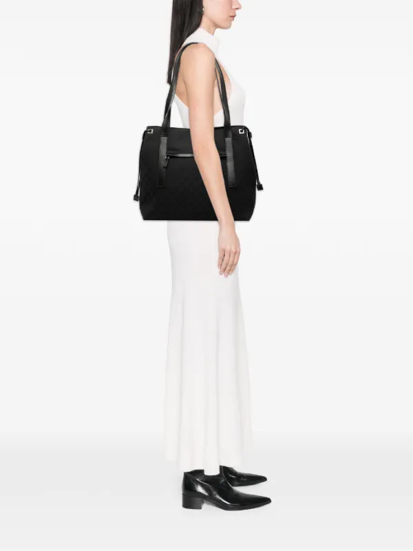 Gucci Pre-Owned 2000-2015 GGキャンバス トートバッグ | ブラック