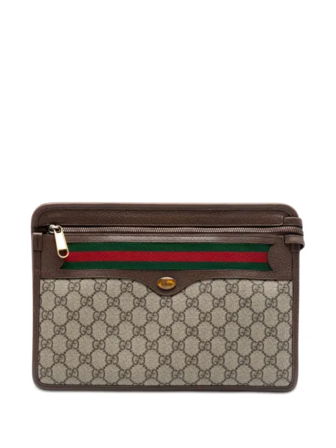 Gucci Pre-Owned bolsa de mano Ophidia con motivo GG Supreme y detalle Web 2016-2026