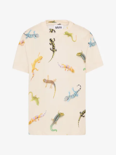 Molo Riley lizard-print T-shirt