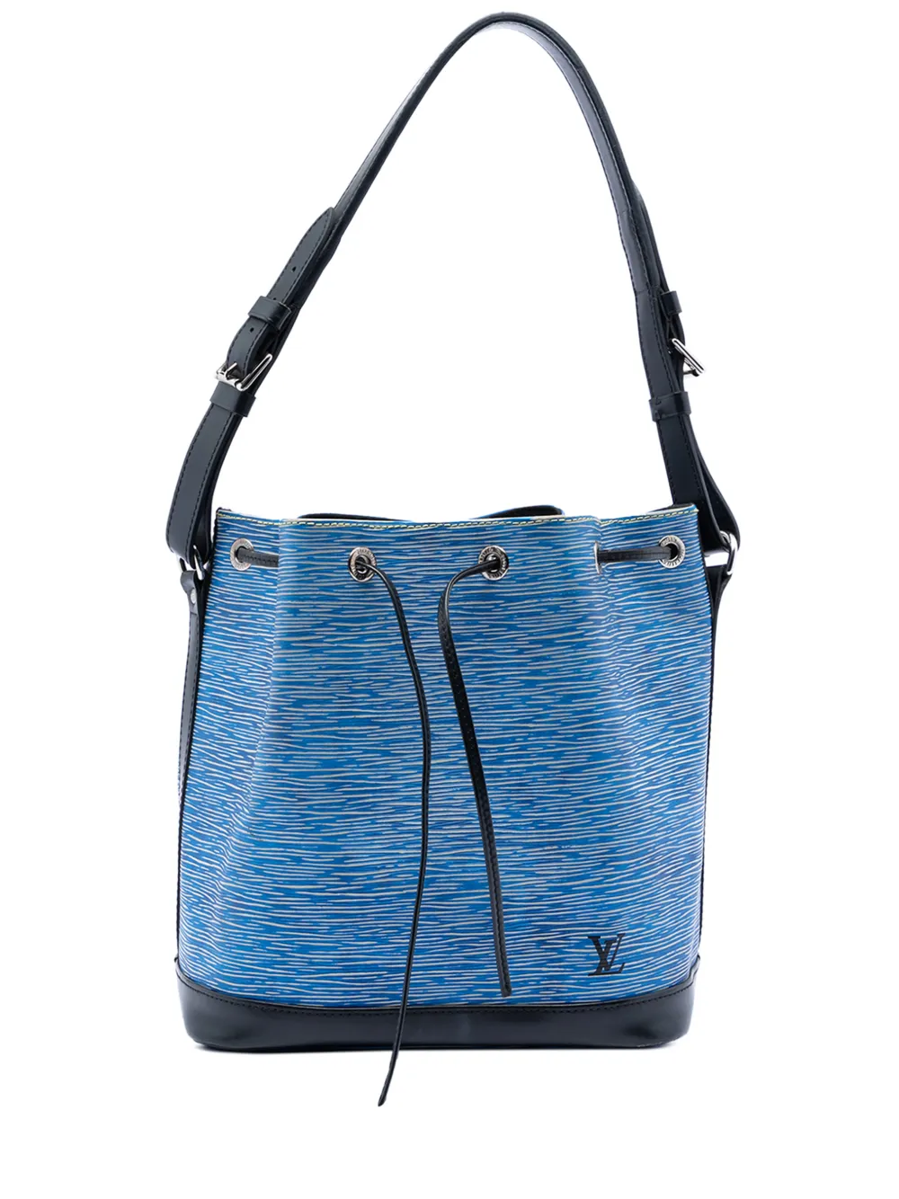 Louis Vuitton Pre-Owned 2017 Epi Denim Petit Bicolor Noe bucket bag - Blau
