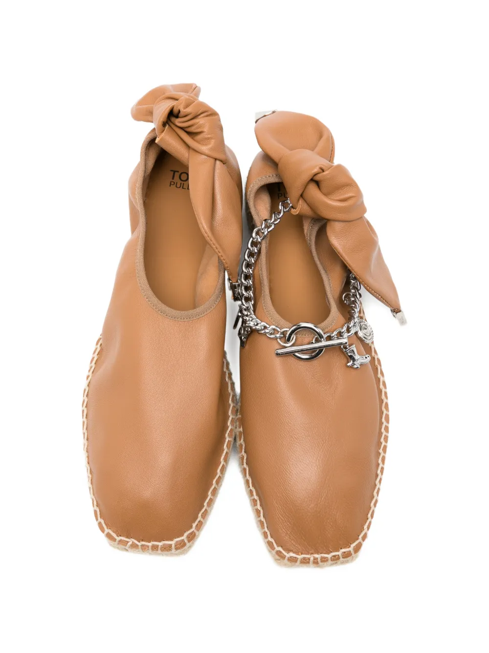 Toga Pulla chain-link knotted espadrilles Bruin