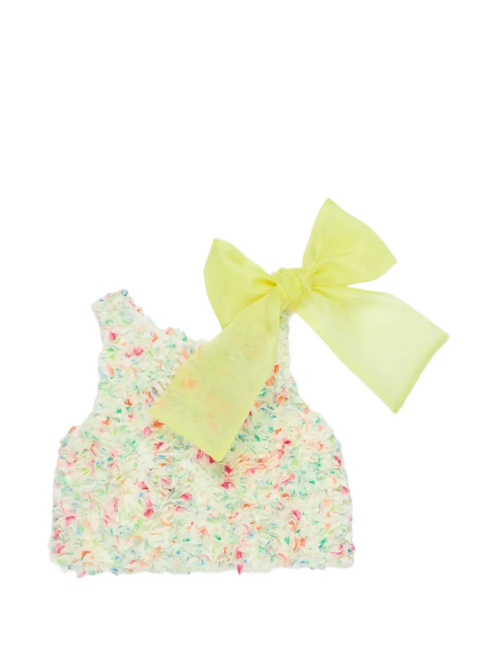 Miss Grant Kids bow-detail top - Toni neutri