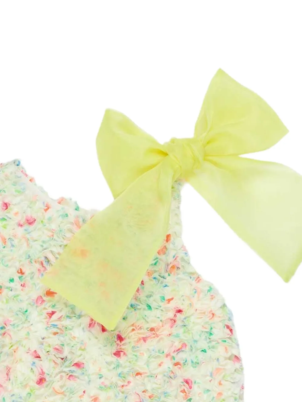 Miss Grant Kids Top met strik Beige