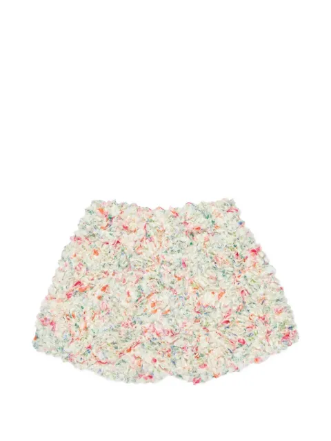 Miss Grant Kids ruffled-detail floral-print shorts