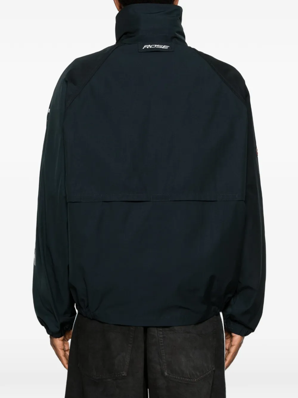 Martine Rose Bomberjack met geborduurd logo Blauw