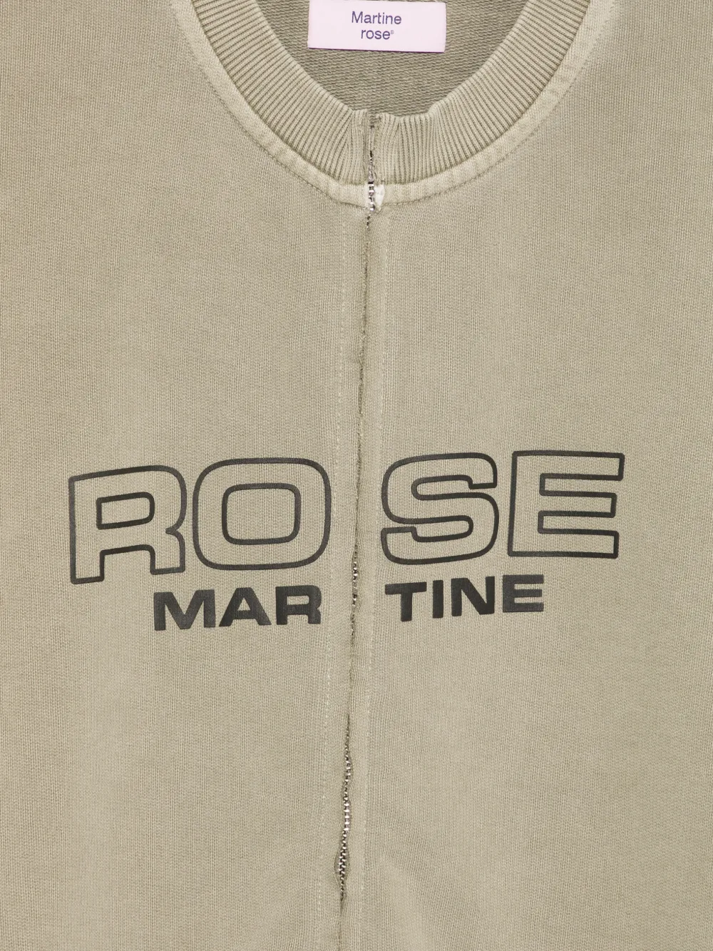 Martine Rose Sweater met logoprint Groen