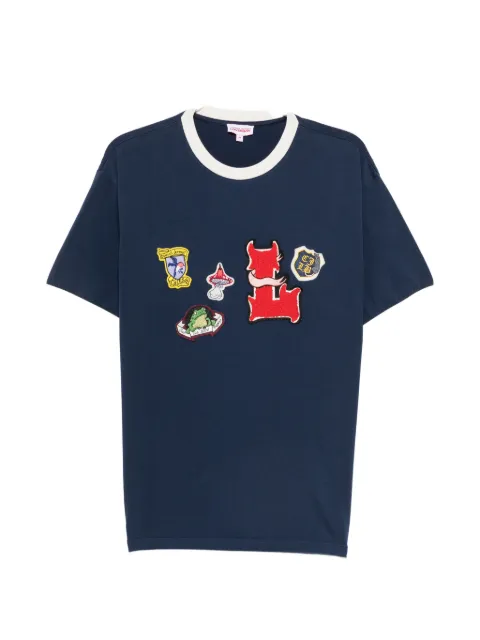 Charles Jeffrey Loverboy badge-appliqué T-shirt